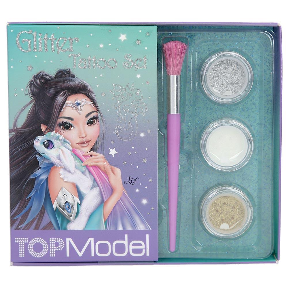 TopModel Glitter Tattoo Set Dragon Love