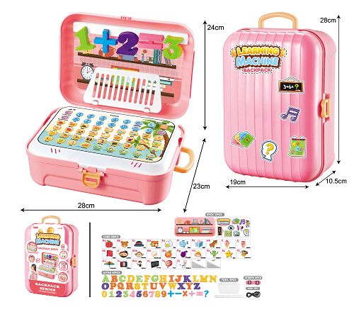Learning Machine Backpack Playing Set 92 Pcs - Pink