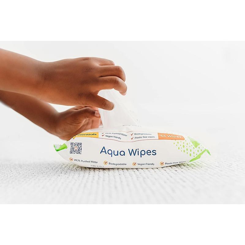 Aqua Wipes Essentials Single Pack - 56 Wipe