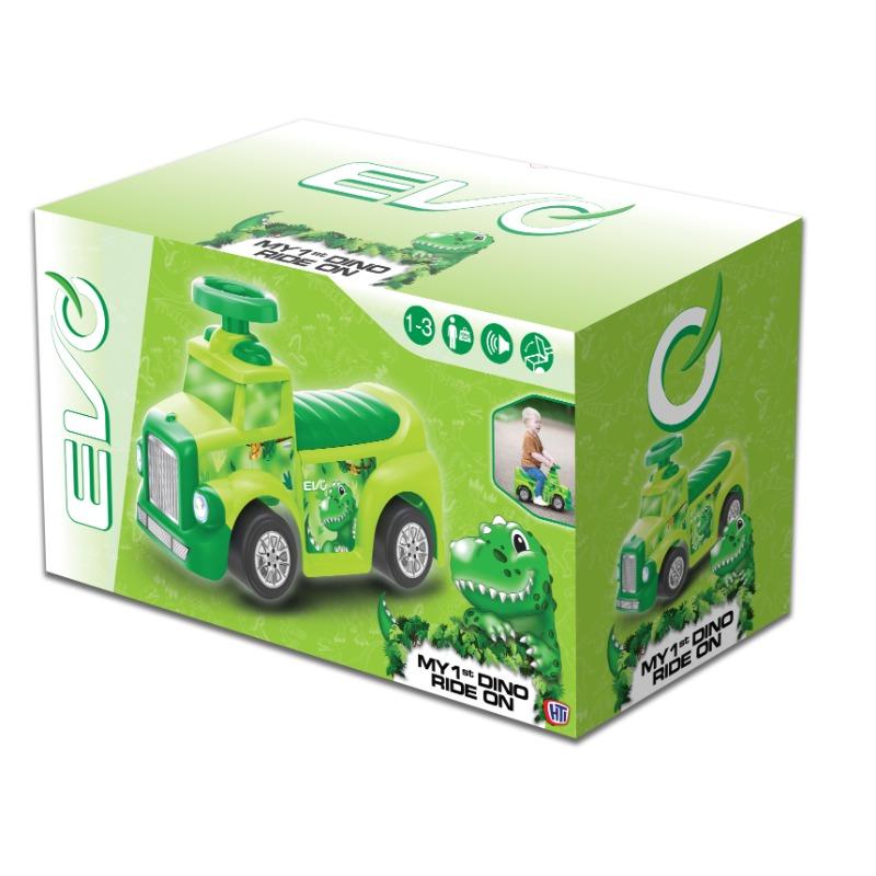 Evo My 1st Foot Dino Ride-on Car - Green