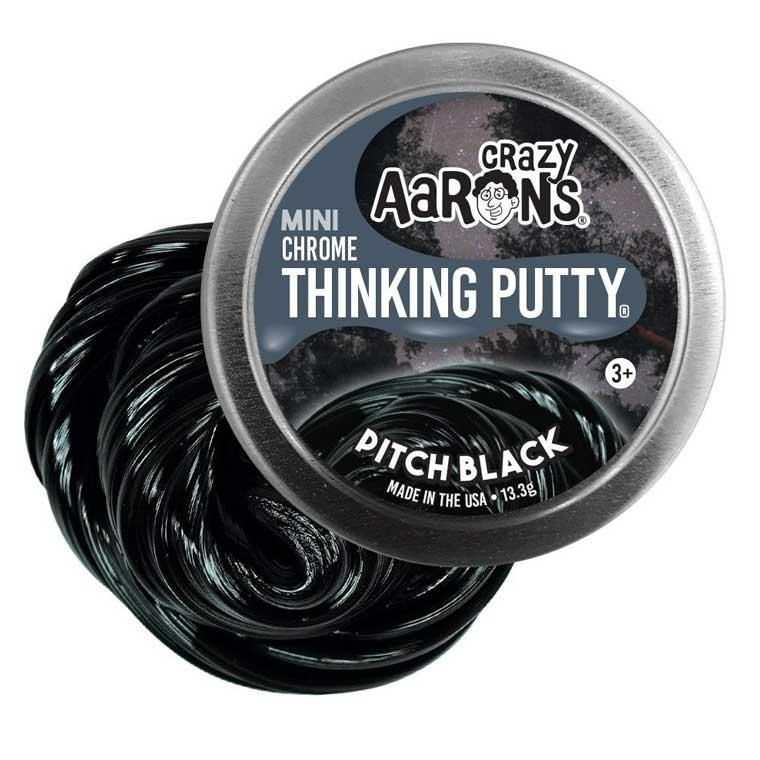 Crazy Aarons Mini Thinking Putty - Pitch Black