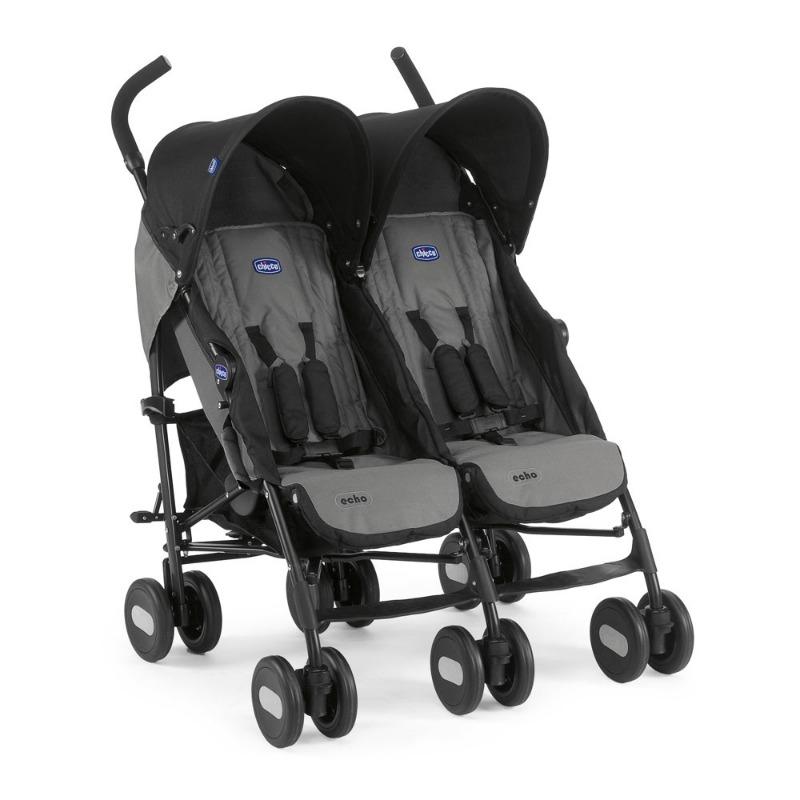 Chicco - Echo Twin Stroller Coal