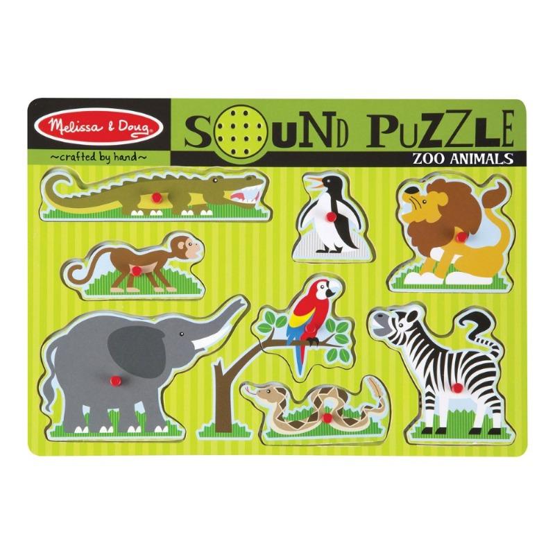Melissa and Doug Zoo Animals Sound Puzzle
