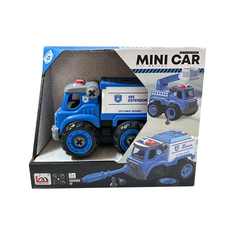 سيارات  تركيب تعليمية صغيرة- شاحنة شرطة