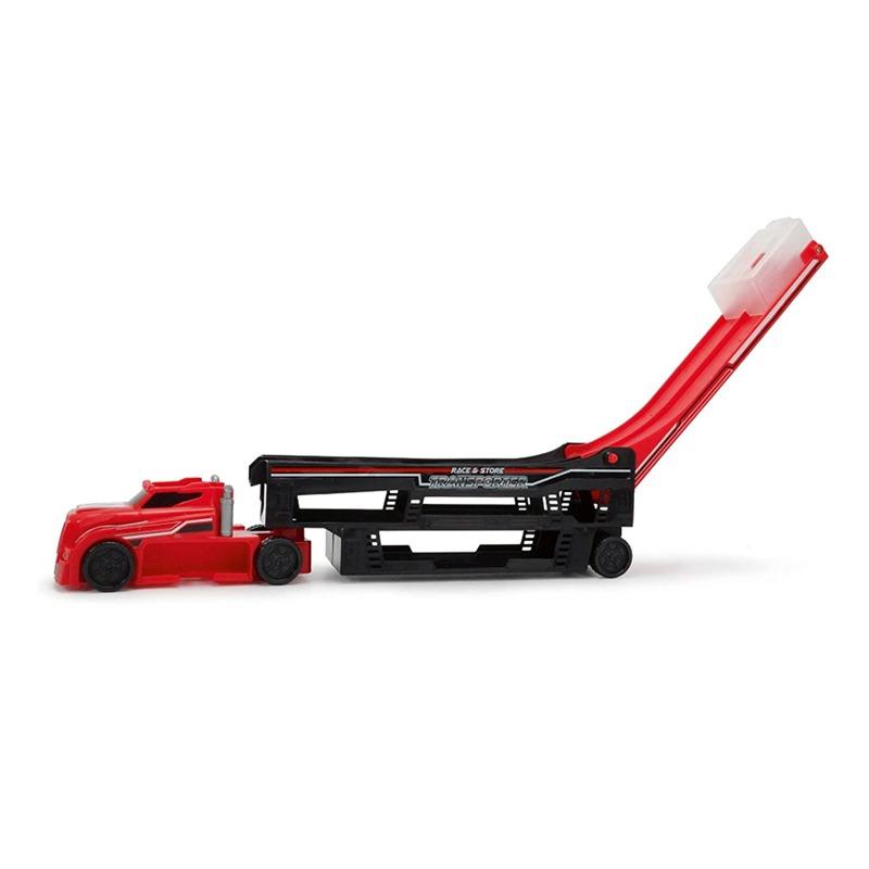 ديكي - مجموعة لعب السباق وشاحنة نقل السيارات