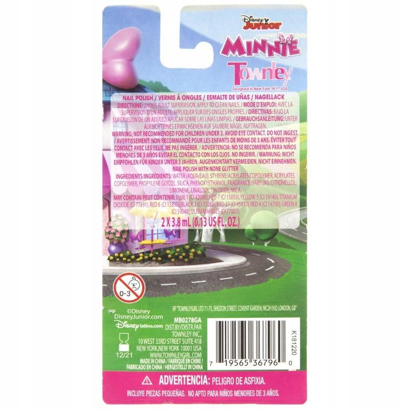 ديزني - طلاء أظافر ميني ماوس قطعتين