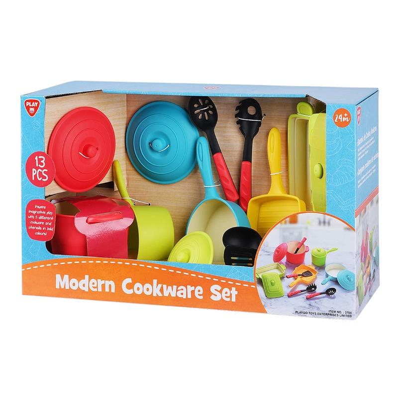 Play Go Modern Cookware Set - 13 Pcs