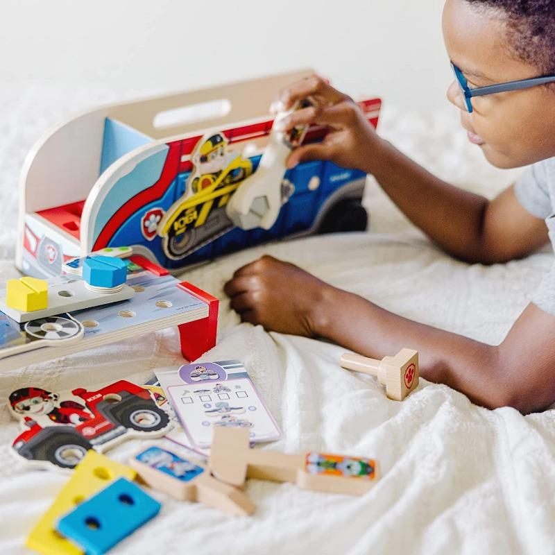 Melissa And Doug Paw Patrol 2 Match And Build Mission Cruiser