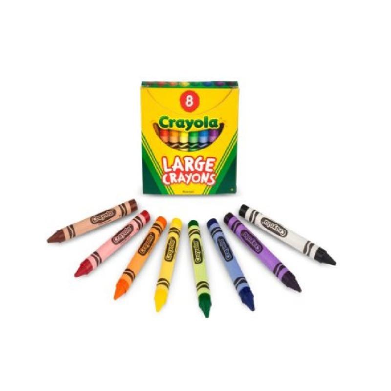 Crayola Large Crayons School And Art Supplies 8 Colors
