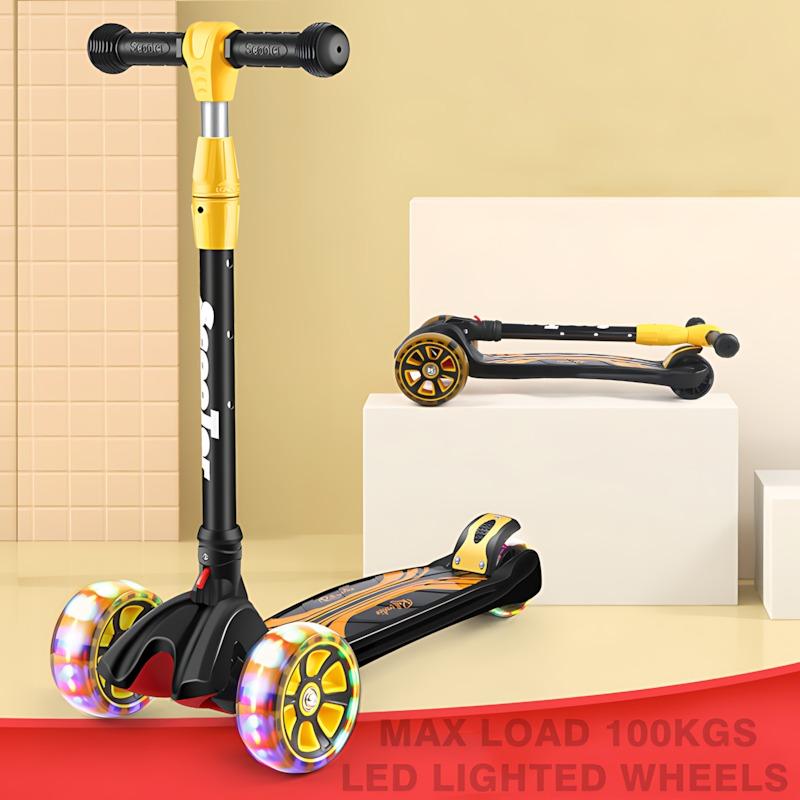 إتش إل بي بي - سكوتر الأطفال لون أصفر