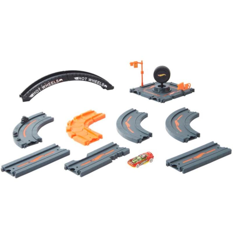هوت ويلز - مجموعة لعب مسار السيارات سيتي تراك 10 قطع