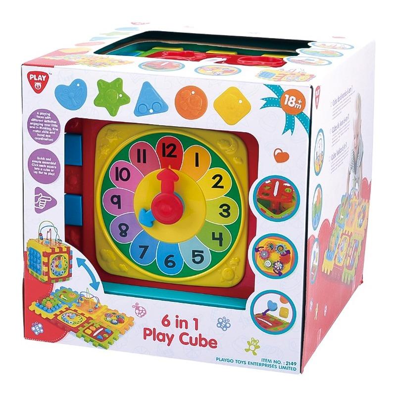 PlayGo 6 In 1 Activity Cube Baby Educational Toy