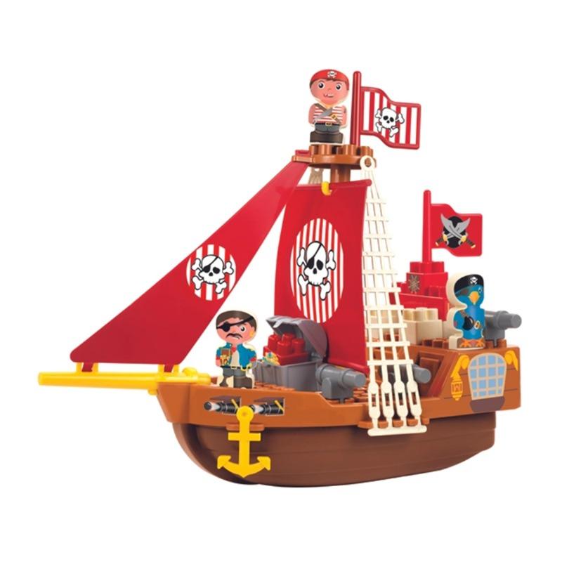 Ecoiffier Abrick Brick Pirate Boat