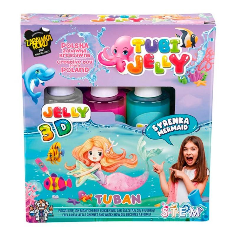 Tubi Jelly 3D Mermaid DIY Kit - 3 Colors