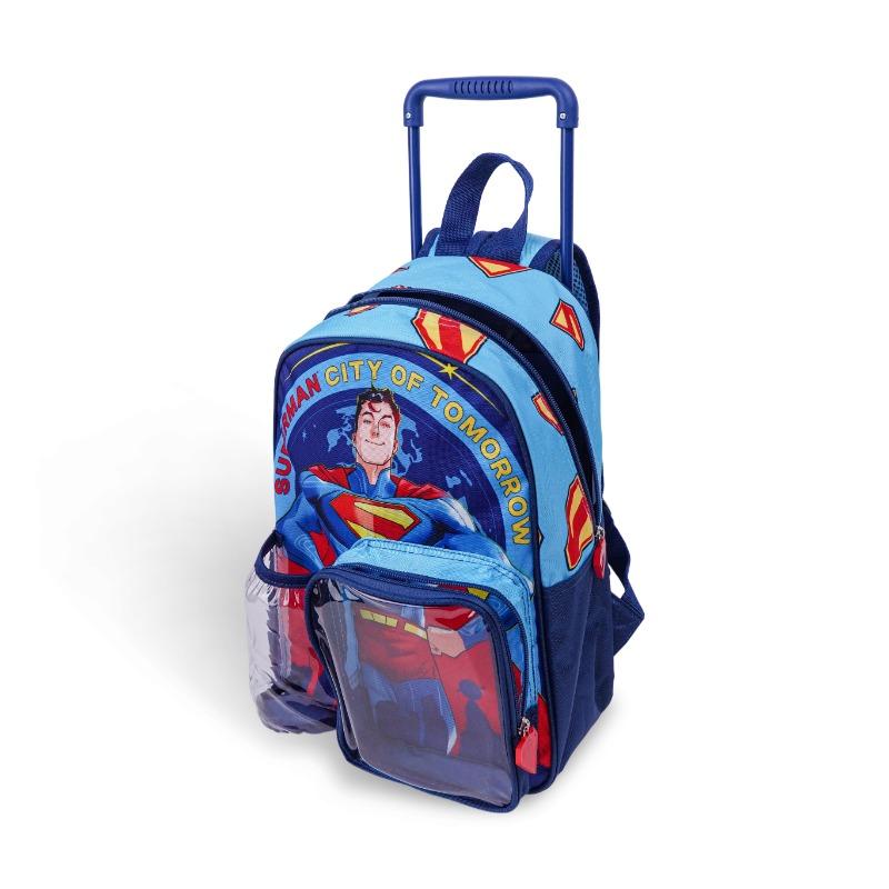 مجموعة حقيبة سوبر مان سيتي أوف تومورو من وارنر برو، مقاس 13 بوصة