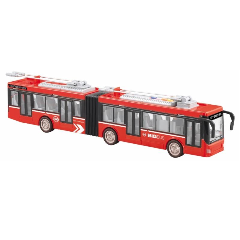 Wenyi Bruder Friction Double Articulated Trolleybus