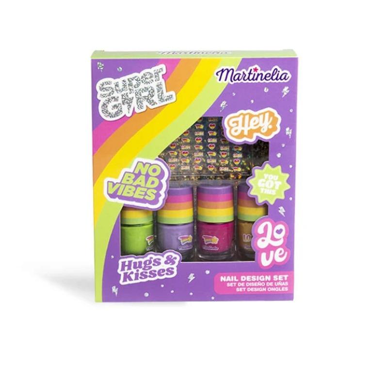 Martinelia Super Girl Manicure Set for Girls - 5 Pieces