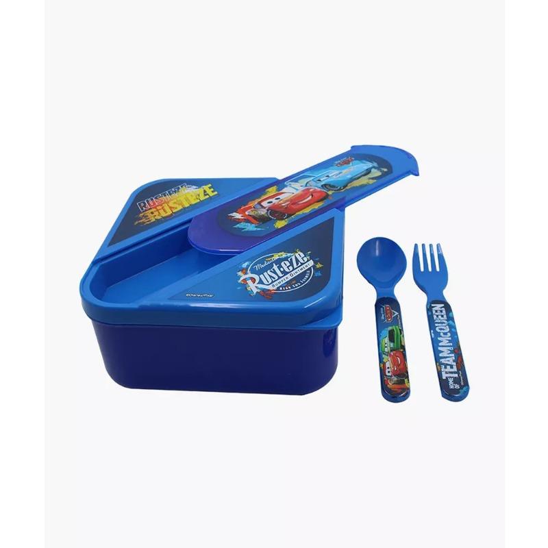 Cars Lunch Box with Cutlery
