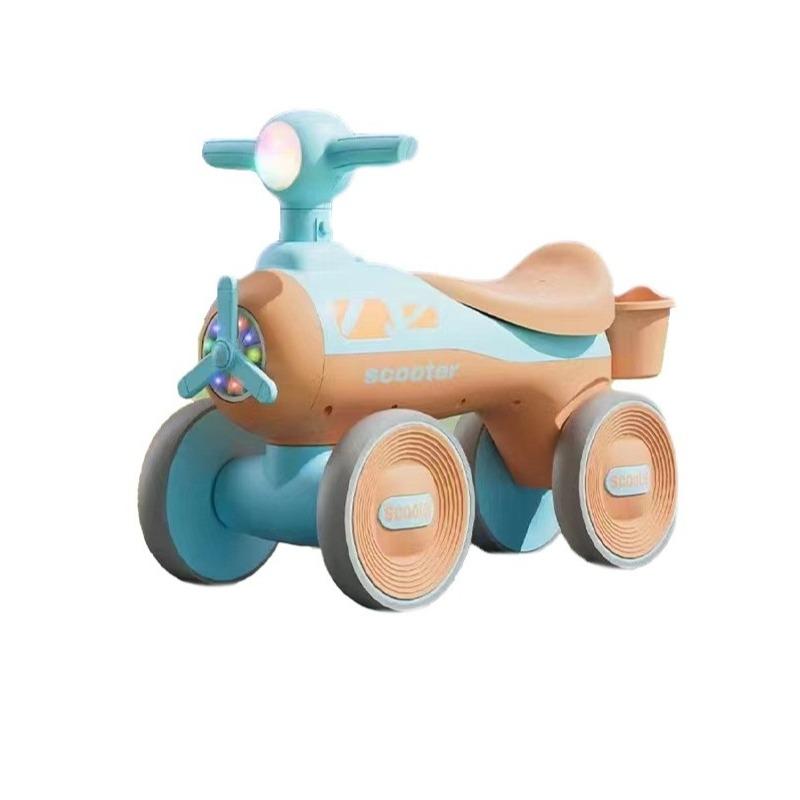 Musical Speedster Tricycle 4 Wheels For Kids - Blue