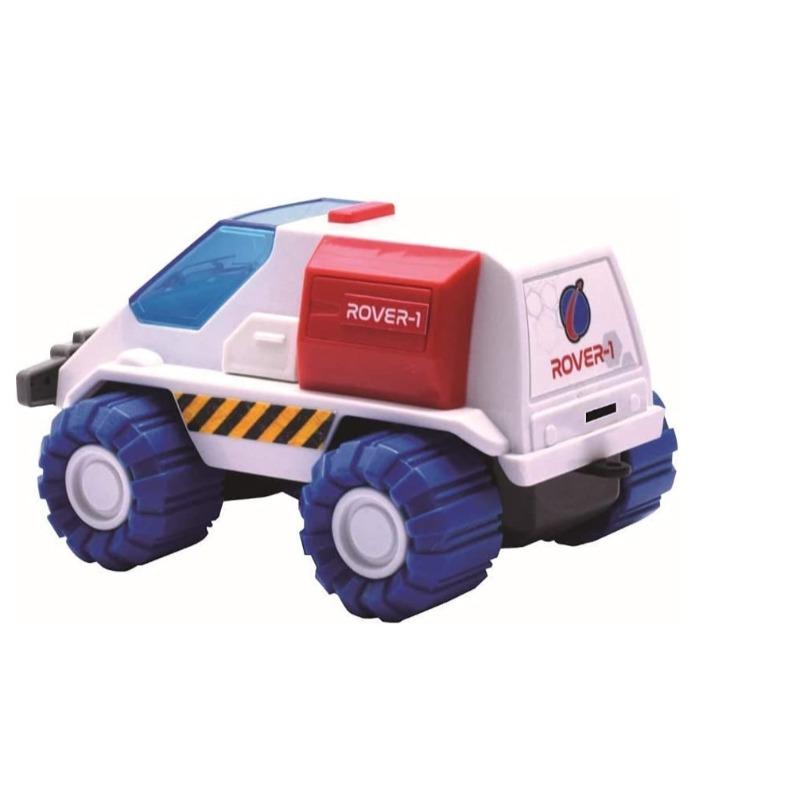 مركبة استكشاف الفضاء مع شكل رائد فضاء