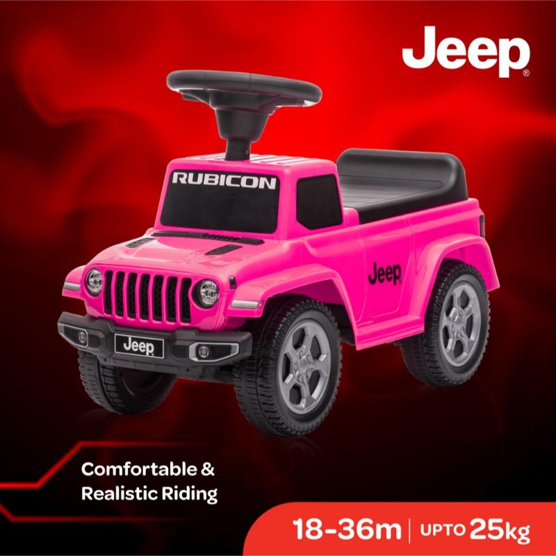 مون - سيارة الركوب جيب جلاديتور لون وردي