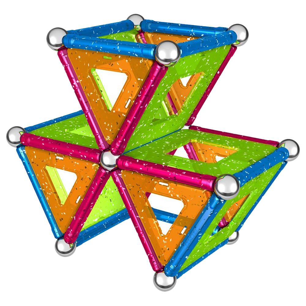 Geomag Glitter Panels Magnetic Construction Set - 68 Pcs
