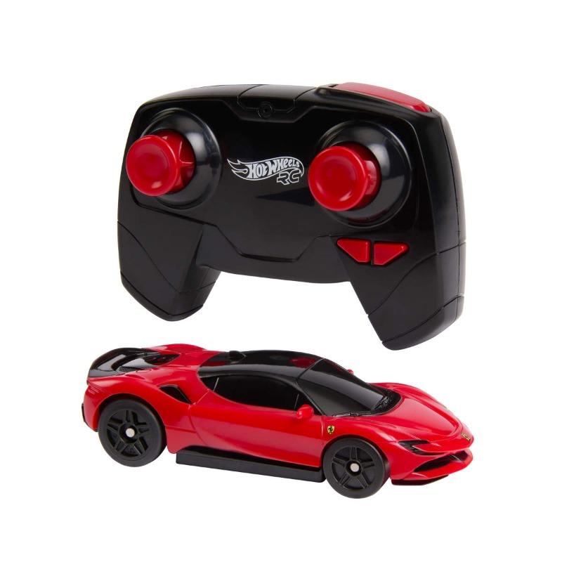 Hot Wheels RC Toy Car Remote Control Ferrari SF90 Stradale 1:64
