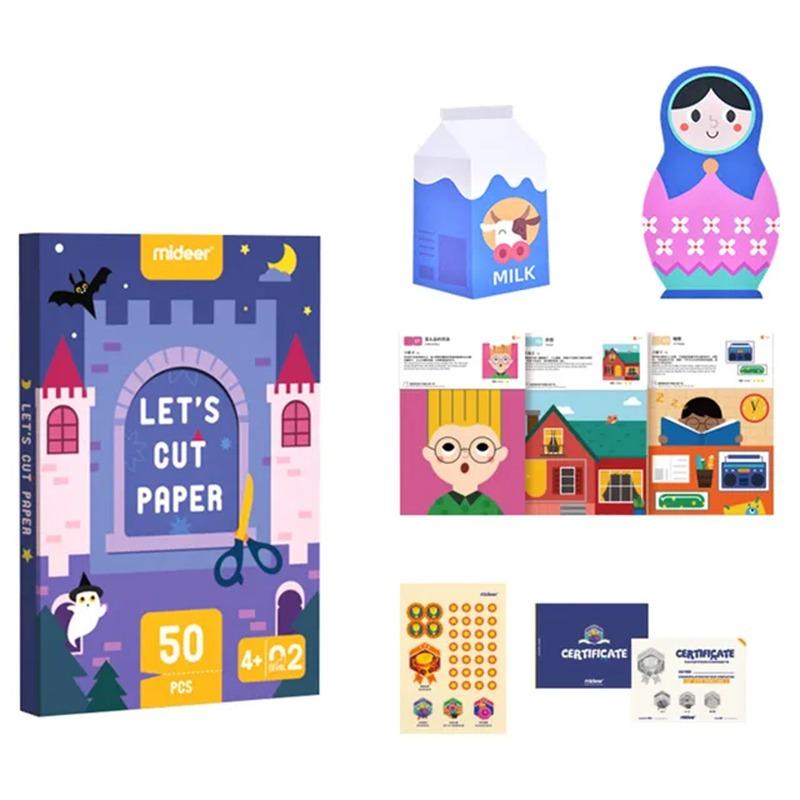 Mideer Let's Cut Paper Kit - Level 2