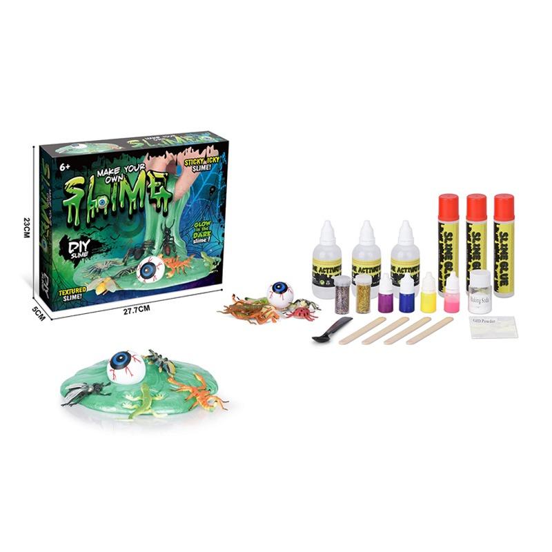 داي سلايم - مجموعة صنع سلايم المتوهج في الظلام