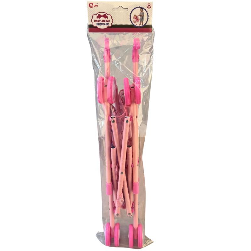 VDora Baby Doll Metal Stroller - Light Pink