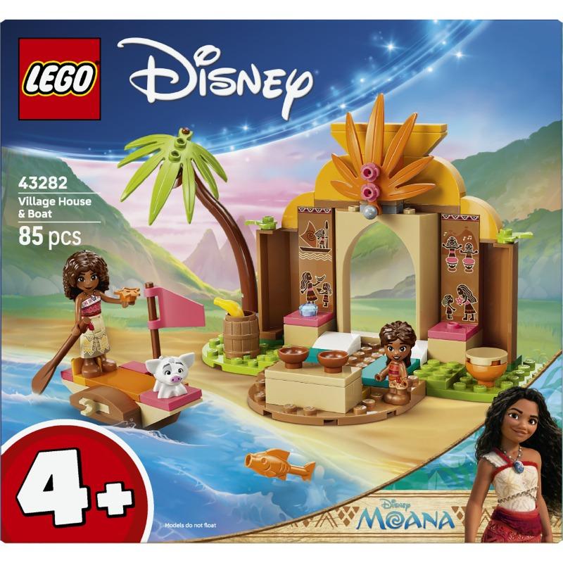 LEGO Disney Moana Village House & Boat Building Set