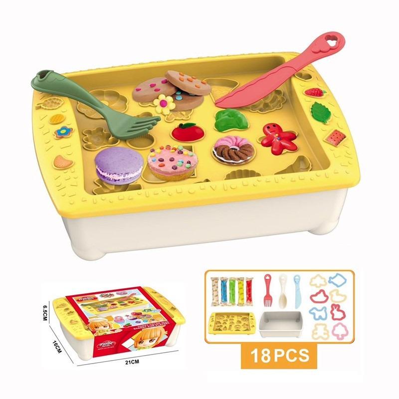 ماجيك دو - مجموعة الصلصال السحري أنيمال سيريس 18 قطعة