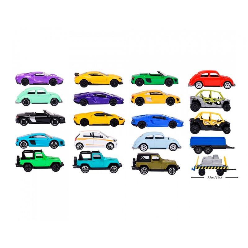 Majorette- Mini Metallic Car 20 pieces