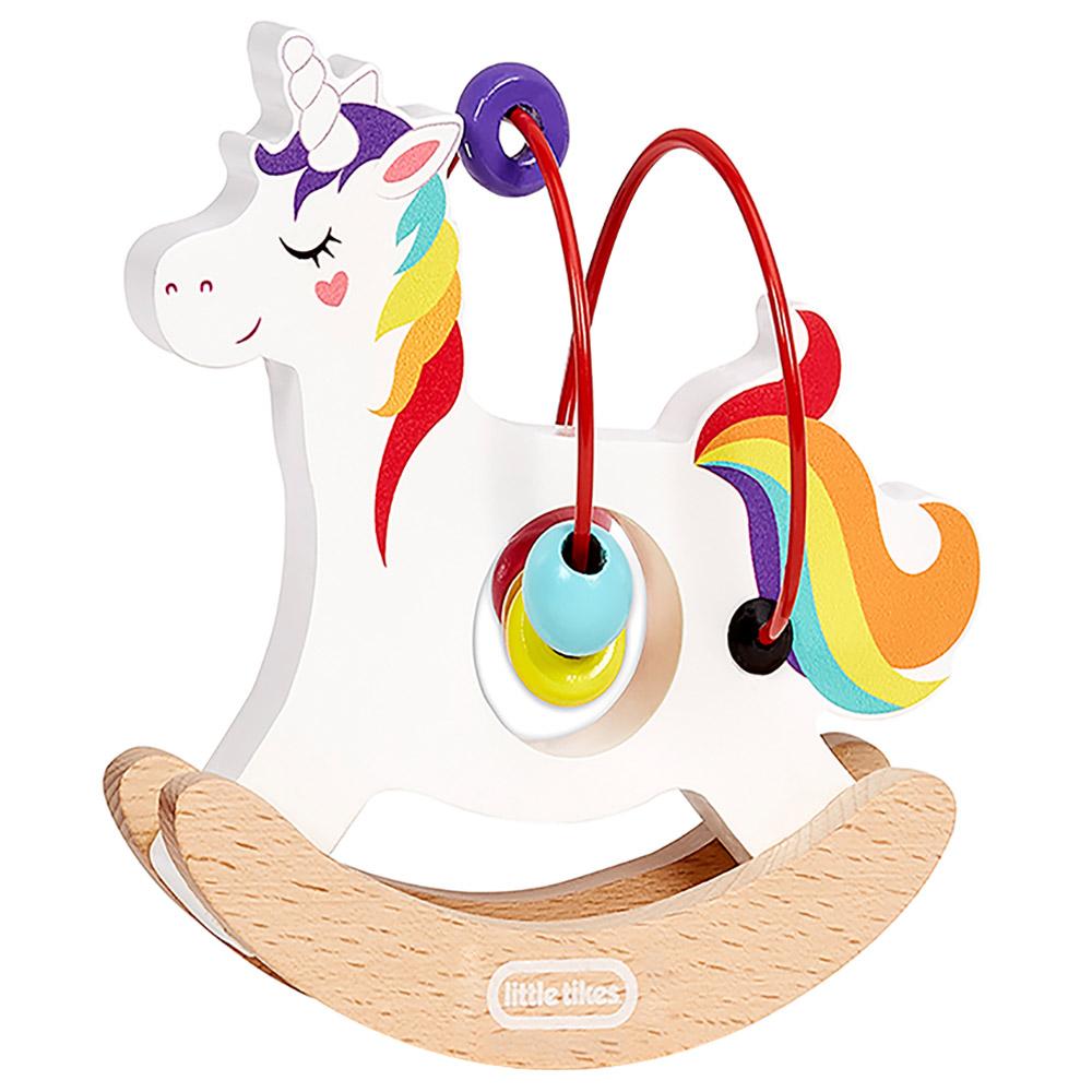 ليتل تايكس - لعبة متاهة الخرزات الخشبية بتصميم اليونيكورن