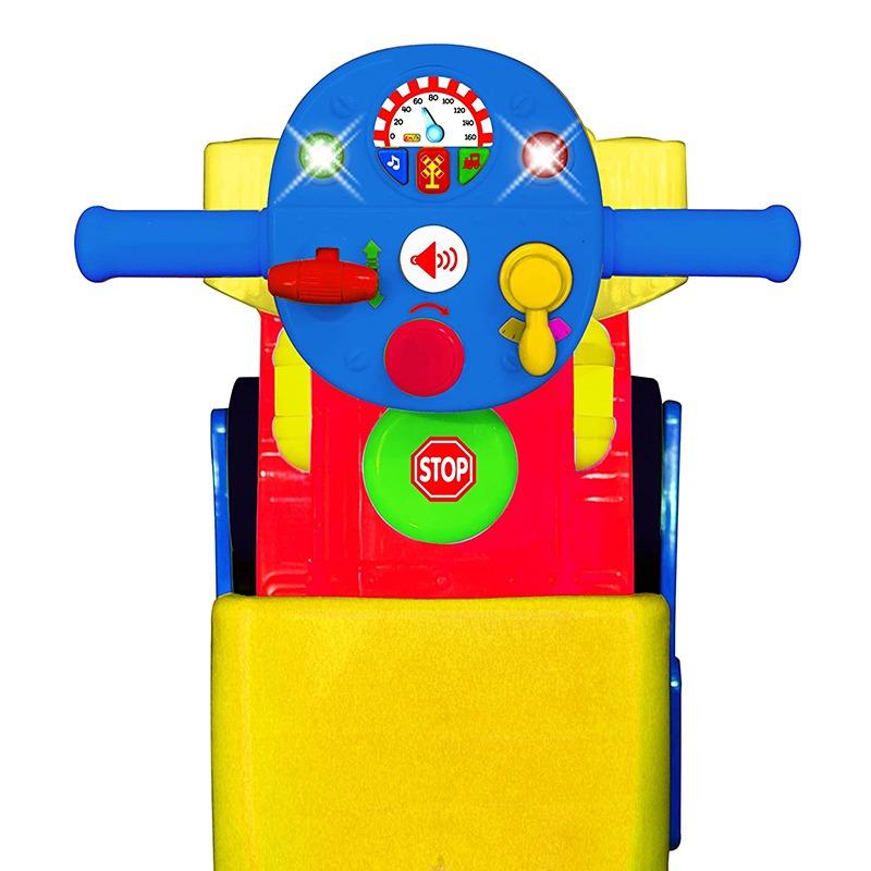 kiddieland Disney Ride-on Mickey Mouse Train with Sounds and Lights