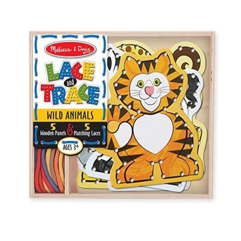 Melissa & Doug Lace & Trace: Wild Animals