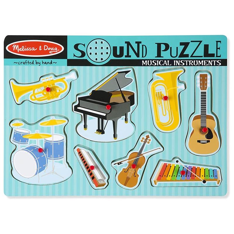 Melissa and Doug Musical Instruments Sound Puzzle