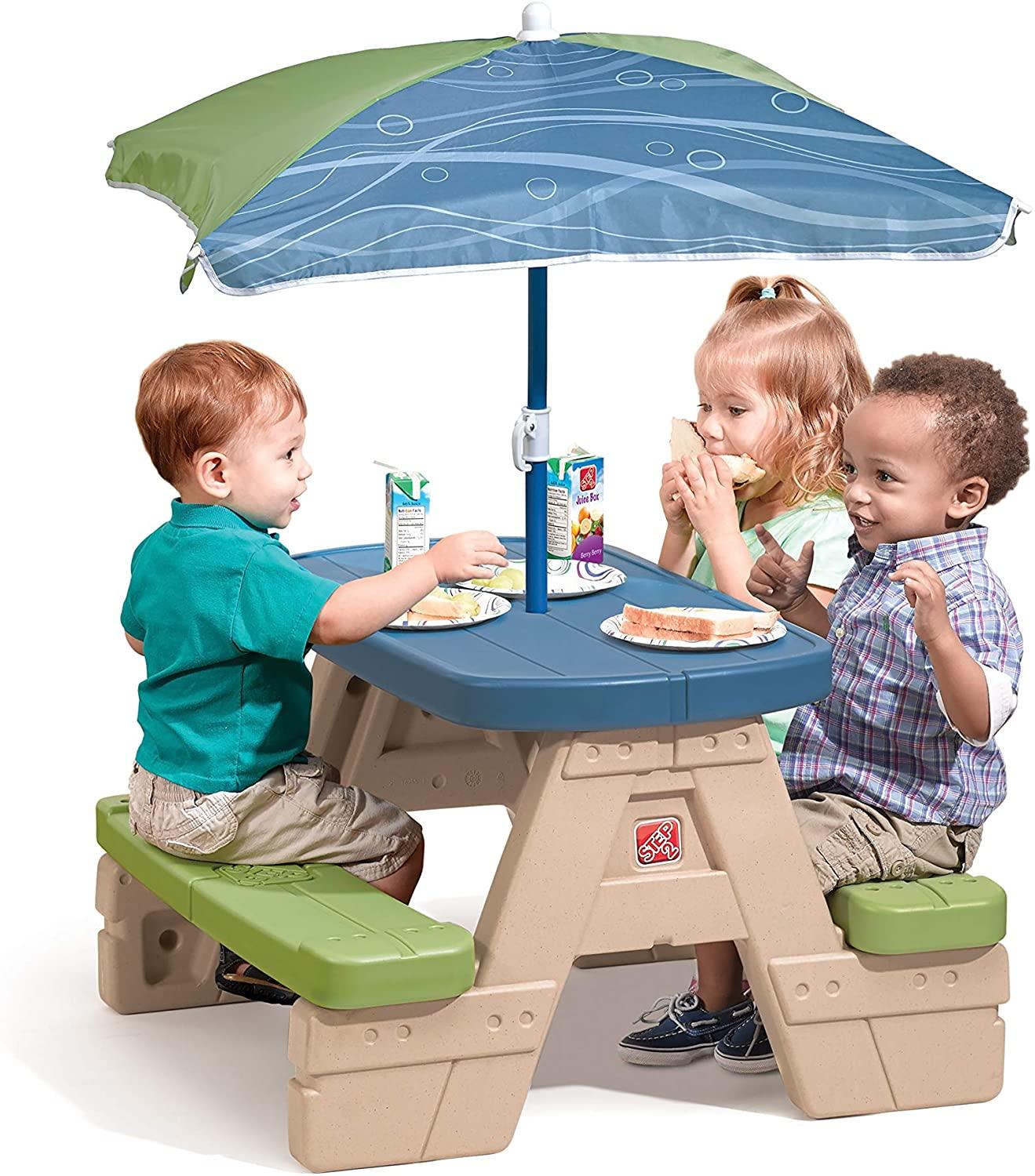 Step2 - Sit & Play Picnic Table With Umbrella