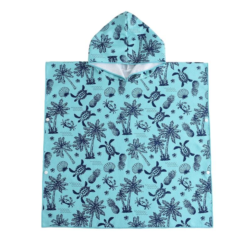 سيشل - رداء منشفة شاطئ سلحفاة