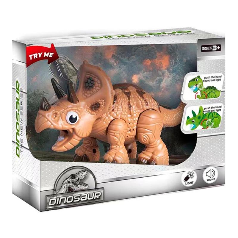 Dinosaur With Lights And Sounds - Brown