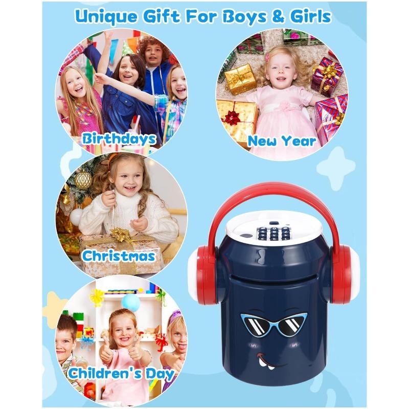 جهاز الصراف الآلي الذكي ببصمة الإصبع لون أسود