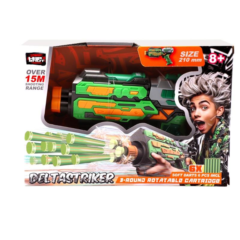Hip Shot Deltastriker Dart Blaster 6 Darts