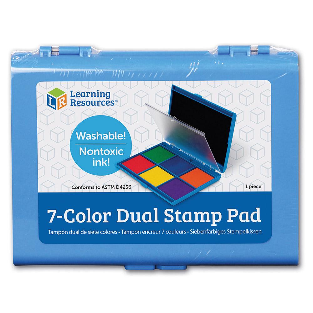 Learning Resources Jumbo Ink Stamp Pad - 7 Colors