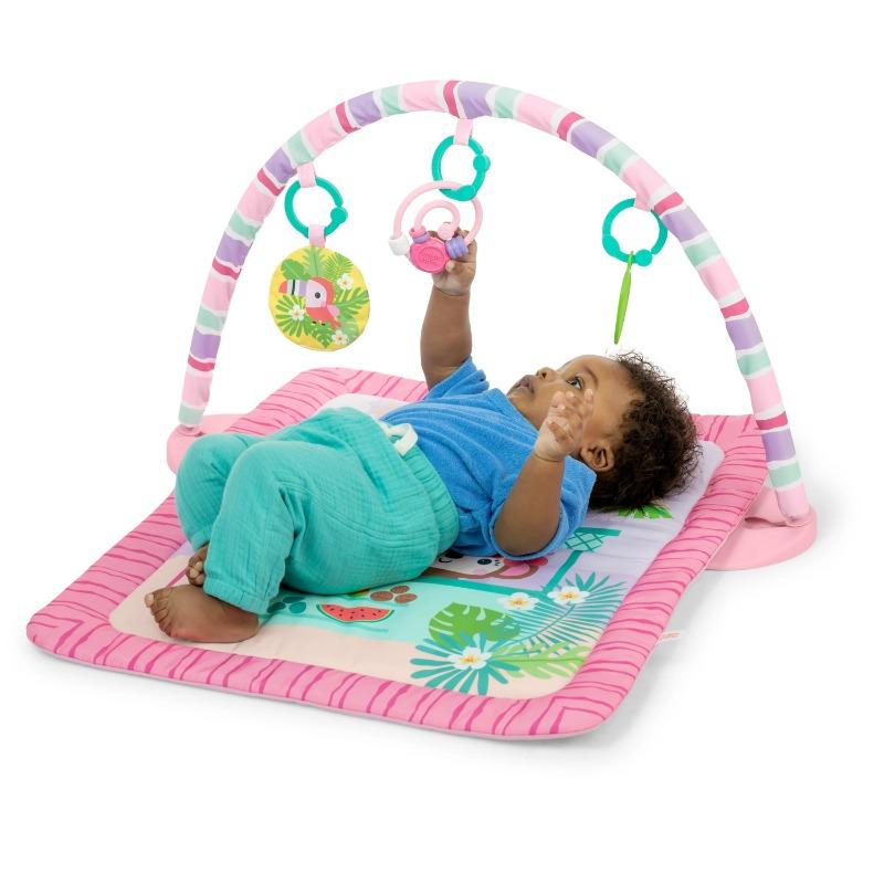 Bright Starts Pink Palms Tiki Toy Bar Activity Gym