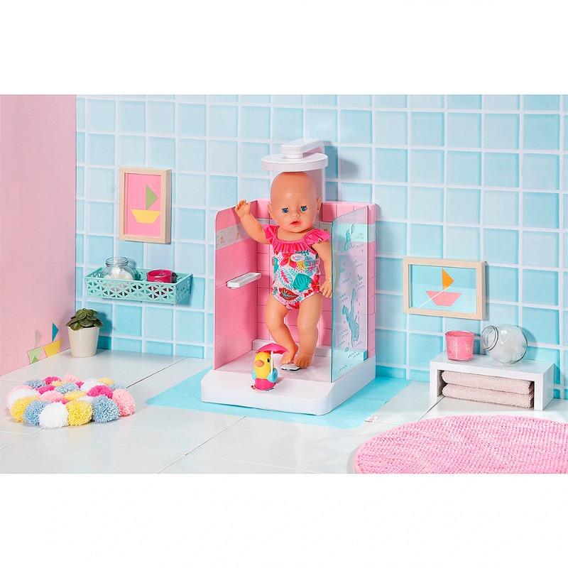 بيبي بورن - حوض الاستحمام و الشاور لدمية 43 سم