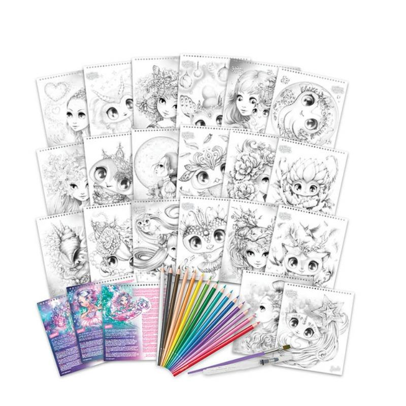 Nebulous Stars - Watercoloring Book Set