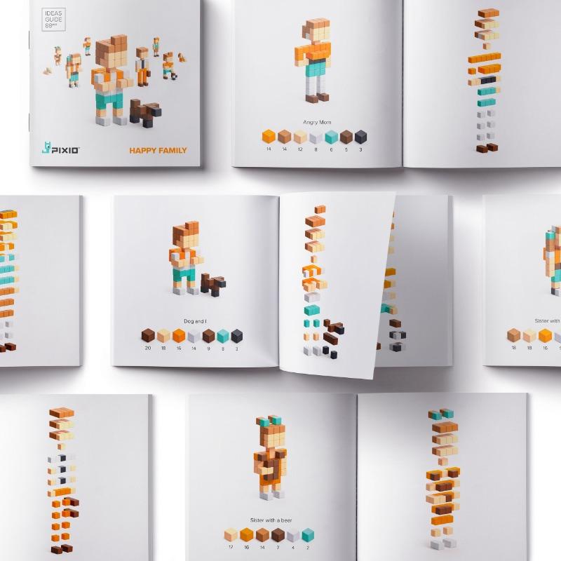 PIXIO Happy Family - 88 Magnetic blocks