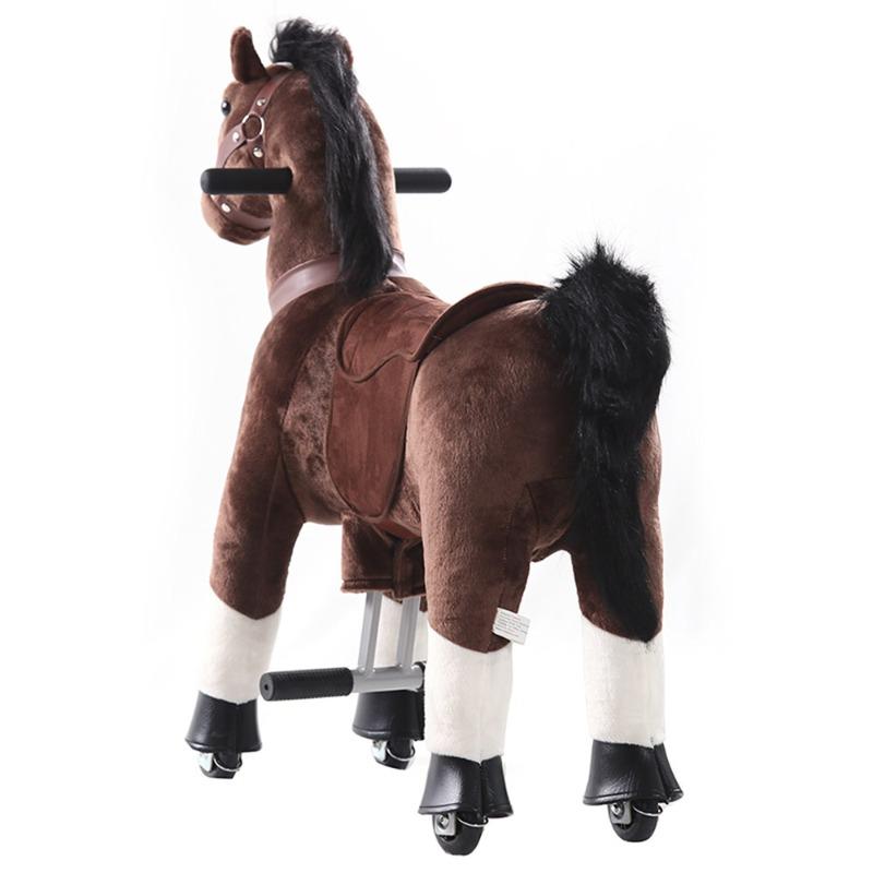 Tobys Ponycycle Rideamal Ride on - Dark Brown Horse