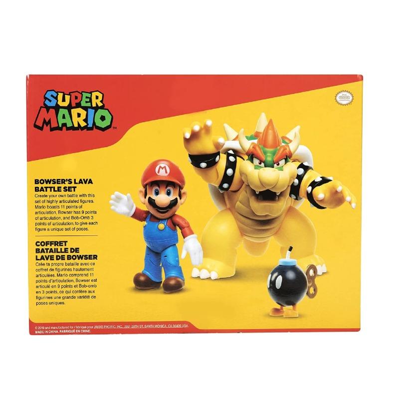 Nintendo Super Mario Bowser Vs Mario Diorama Set