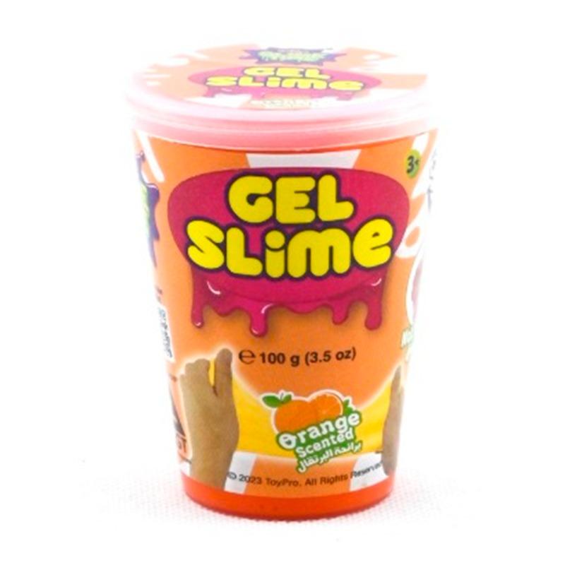 Slime Time 100g Slime Glows in the Dark Orange Scent - 1 Pack